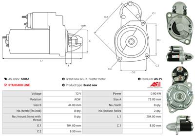 AS-PL S5065 EAN: 5901259453461.