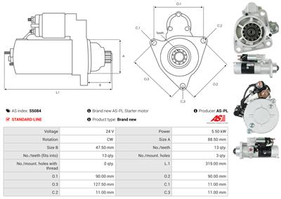 AS-PL S5084 EAN: 5901259463293.