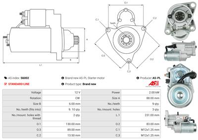 AS-PL S6002 EAN: 5901259423396.