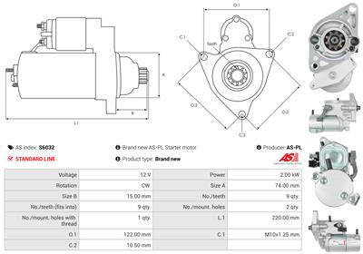 AS-PL S6032 EAN: 5901259436914.
