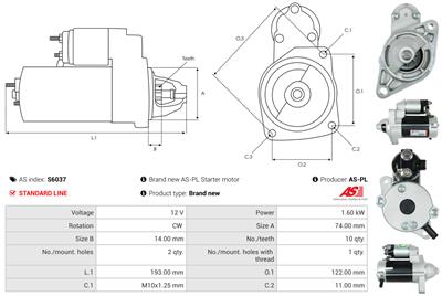 AS-PL S6037 EAN: 5902129065432.