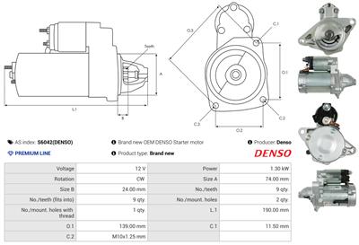 AS-PL S6042(DENSO) EAN: 5901259446845.