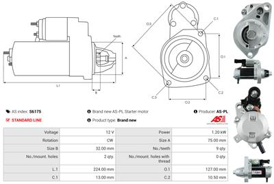 AS-PL S6175 EAN: 5902129019275.