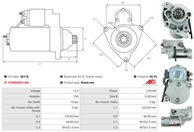 AS-PL S6178 EAN: 5902129021278.