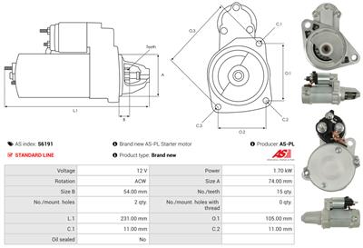 AS-PL S6191 EAN: 5902129028024.
