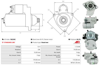AS-PL S6234S EAN: 5902129057130.
