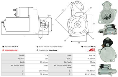 AS-PL S6263S EAN: 5902129097051.
