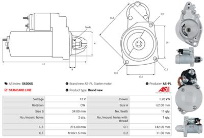 AS-PL S6306S EAN: 5902129106661.