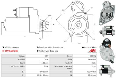 AS-PL S6309S EAN: 5902129107033.