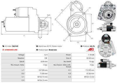 AS-PL S6314S EAN: 5902129107637.