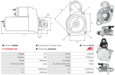 AS-PL S6394S EAN: 5902129120186.