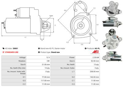 AS-PL S9001 EAN: 5901259423716.