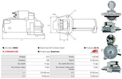 AS-PL S9004 EAN: 5901259423778.