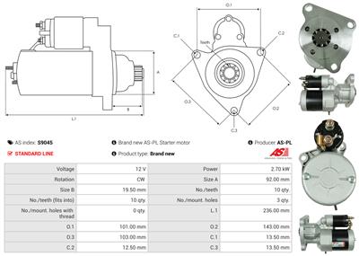 AS-PL S9045 EAN: 5901259437683.