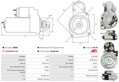 AS-PL S9080 EAN: 5901259468267.