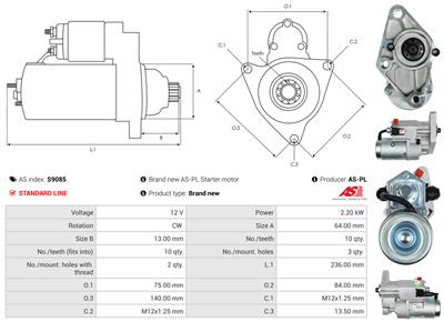 AS-PL S9085 EAN: 5901259469554.
