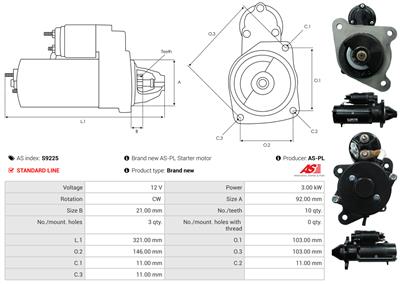 AS-PL S9225 EAN: 5902129012535.