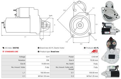 AS-PL S9378S EAN: 5902129112266.