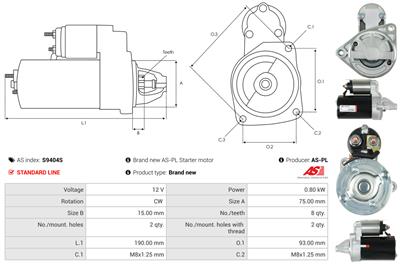 AS-PL S9404S EAN: 5902129121527.
