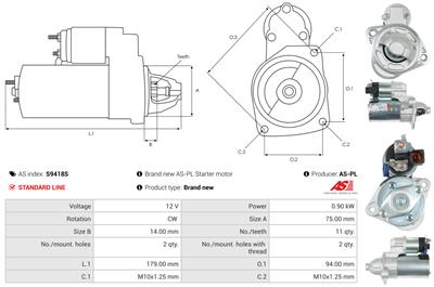 AS-PL S9418S EAN: 5902129133728.
