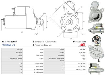 AS-PL S9436P EAN: 5902129147633.