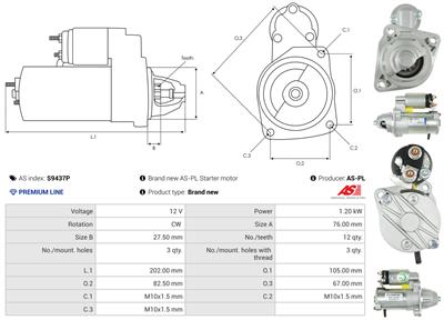 AS-PL S9437P EAN: 5902129147640.