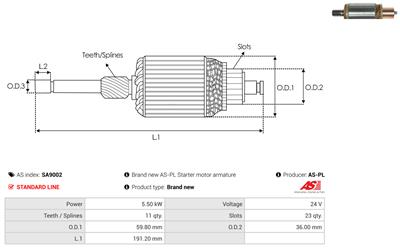AS-PL SA9002 EAN: 5901259425734.