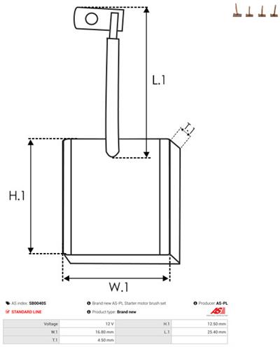 AS-PL SB0040S EAN: 5902129181491.