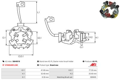 AS-PL SBH9018 EAN: 5901259481082.