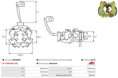 AS-PL SBH9049S EAN: 5902129171133.