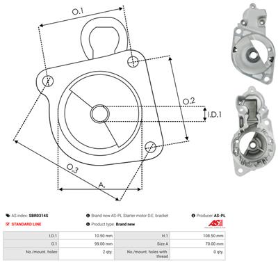 AS-PL SBR0314S EAN: 5902129202981.