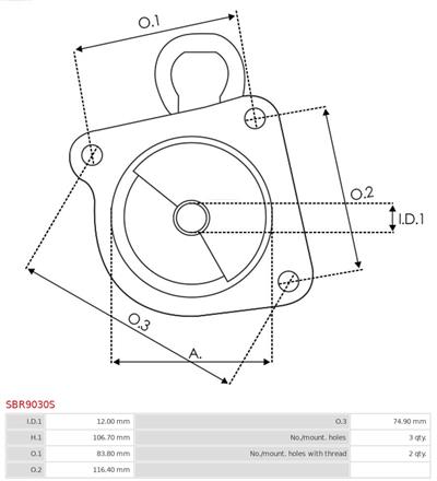AS-PL SBR9030S EAN: 5902129050315.