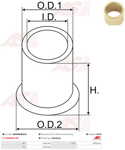 AS-PL SBU9094(BULK) EAN: 5902129026303.