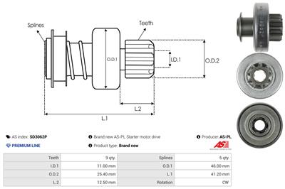 AS-PL SD3062P EAN: 5902129100676.