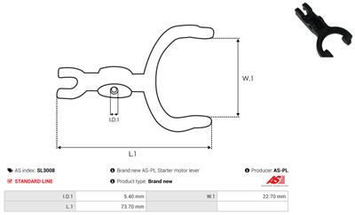 AS-PL SL3008 EAN: 5902129034773.