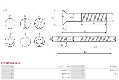 AS-PL SRS9103S(BULK) EAN: 5902129095460.