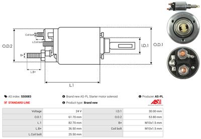 AS-PL SS0083 EAN: 5901259447651.