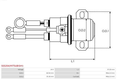 AS-PL SS5204(MITSUBISHI) EAN: 5902129149200.