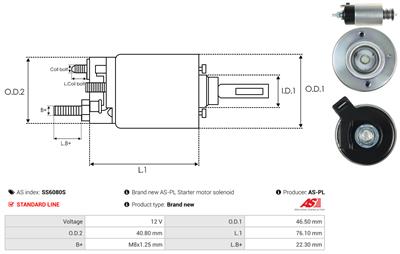 AS-PL SS6080S EAN: 5902129098676.