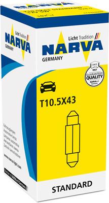 NARVA 171753000 Číslo výrobce: T10,5x43. EAN: 4013790289339.