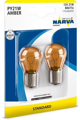 NARVA 176384000 Číslo výrobce: PY21W. EAN: 4013790955722.