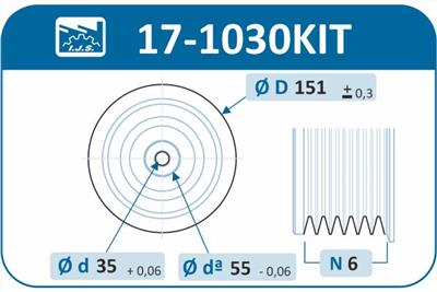 IJS Group 17-1030KIT EAN: 8435398500337.