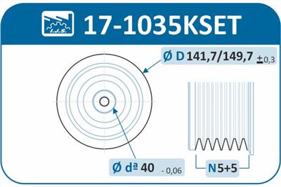 IJS Group 17-1035KSET EAN: 8435398519810.
