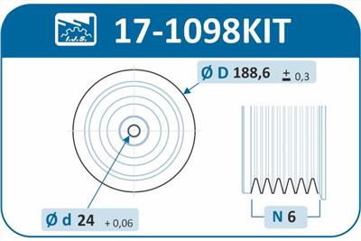 IJS Group 17-1098KIT EAN: 8435398501013.