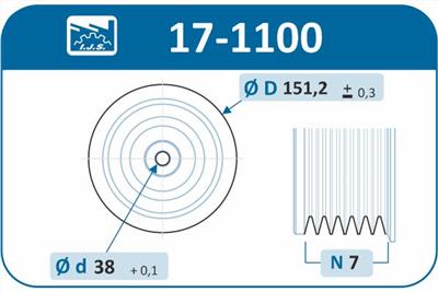IJS Group 17-1100 EAN: 8435398501037.