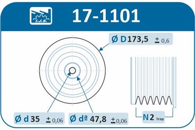 IJS Group 17-1101 EAN: 8435398501044.