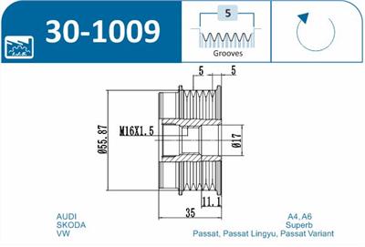 IJS Group 30-1009 EAN: 8435398502362.