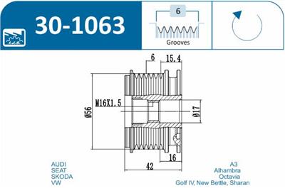IJS Group 30-1063 EAN: 8435398502904.