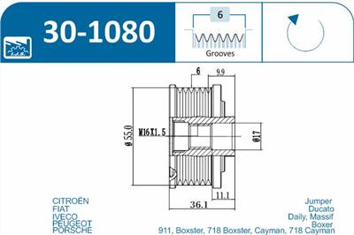 IJS Group 30-1080 EAN: 8435398503079.