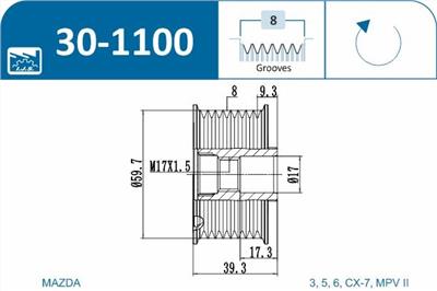 IJS Group 30-1100 EAN: 8435398503277.